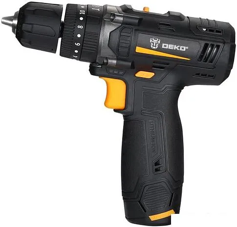 Ударная дрель-шуруповерт Deko GCD12DU 063-4039 (с 1-м АКБ)