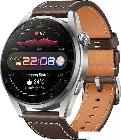 Умные часы Huawei Watch 3 Pro Leather strap