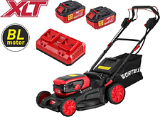 Газонокосилка Wortex CLM 4536-4 XLT Set 2334160 (с 2-мя АКБ)