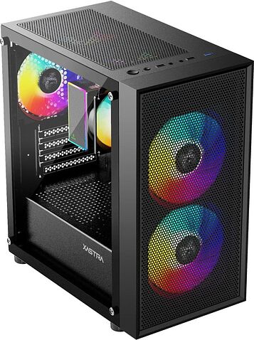 Корпус XASTRA A305M 3FRGB (черный)