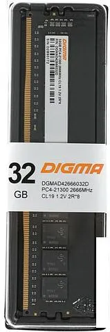Оперативная память Digma 32ГБ DDR4 2666 МГц DGMAD42666032D
