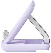 Подставка Baseus Seashell Series Phone Stand (с зеркалом, сиреневый) Подставка Baseus Seashell Series Phone Stand (с зеркалом, сиреневый)