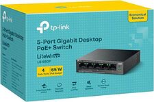 Неуправляемый коммутатор TP-Link LiteWave LS105GP V1