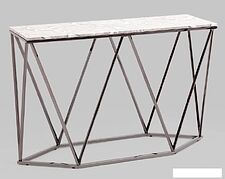 Консольный стол Stool Group Авалон 122x41 (серый мрамор/сталь темный хром) Консольный стол Stool Group Авалон 122x41 (серый мрамор/сталь темный хром)