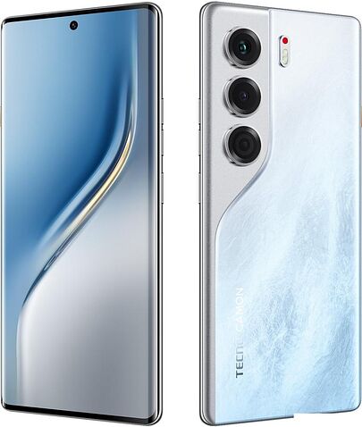 Телефон Tecno Camon 40 Pro 8GB/256GB (ледяной белый)