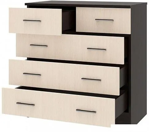 Комод МебельЭра К800 3/2 (венге-лоредо)