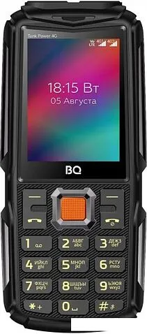 Кнопочный телефон BQ BQ-2410L Tank Power 4G (черный)