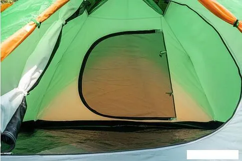 Треккинговая палатка Sundays ZC-TT009-4P v2 (зеленый/желтый)