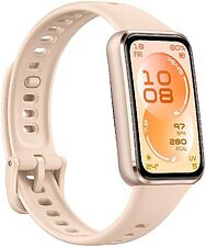 Фитнес-браслет Huawei Band 11 (бежевый алюминиевый корпус, с бежевым силиконовым ремешком, международная версия)