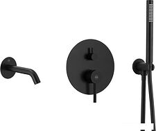 Душевой гарнитур  Armatura Moza Black 5039-401-81
