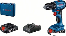 Дрель-шуруповерт Bosch GSR 185-LI Professional 06019K3080 (с 2-мя АКБ, кейс)