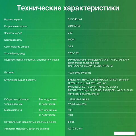 Телевизор Digma DM-LED55UBB41