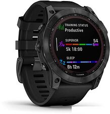 Умные часы Garmin Fenix 7X Solar 51 мм (сланцево-серый/черный) Умные часы Garmin Fenix 7X Solar 51 мм (сланцево-серый/черный)
