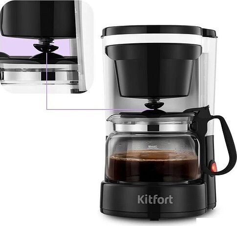 Капельная кофеварка Kitfort KT-7486