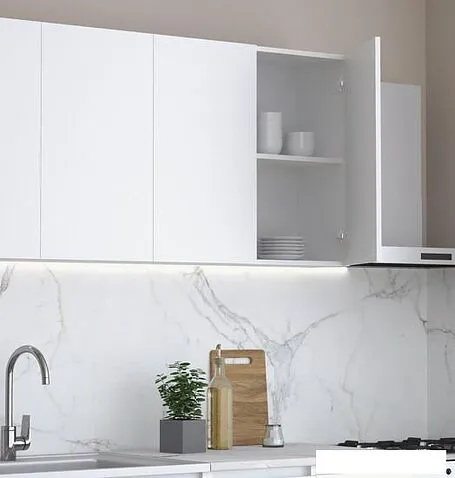 Шкаф навесной Артём-Мебель Мэри 800мм СН-114.205 (белый)