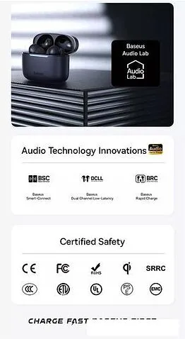 Наушники Baseus Bowie WM02 (черный)