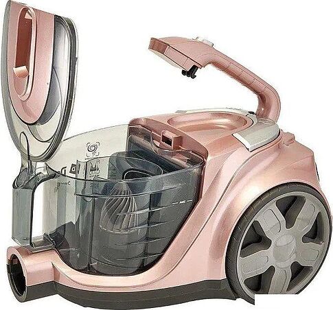 Пылесос Delta DL-0853 (бежево-розовый)