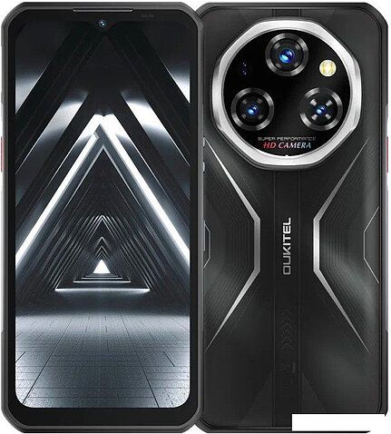 Телефон Oukitel WP55 12GB/256GB (черный/серебристый)