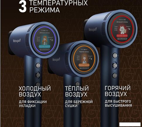 Фен Weissgauff WHD 161 BLDC Infrared Plasma Care