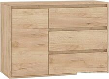 Комод Интермебель Рио-2 (дуб крафт золотой)