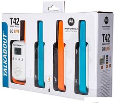 Портативная радиостанция Motorola Talkabout T42 Quad Pack