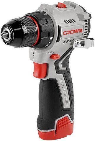 Дрель-шуруповерт Crown CT21129HMX-2 BMC (с 2-мя АКБ, кейс)