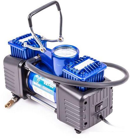 Автомобильный компрессор FoxWeld Varteg VRT 60 7214 (с набором аксессуаров)