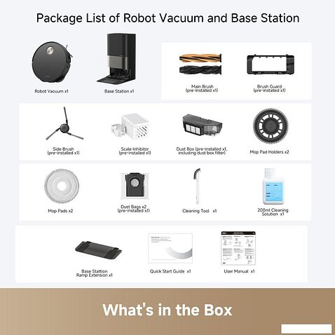 Робот-пылесос Dreame Robot Vacuum X50 Ultra RLX85CE (евровилка, черный)