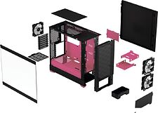 Корпус Fractal Design Pop Air RGB Magenta Core TG Clear Tint FD-C-POR1A-03 Корпус Fractal Design Pop Air RGB Magenta Core TG Clear Tint FD-C-POR1A-03