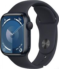 Умные часы Apple Watch Series 9 41 мм (алюминиевый корпус, полуночный/полуночный, спортивный силиконовый ремешок M/L) Умные часы Apple Watch Series 9 41 мм (алюминиевый корпус, полуночный/полуночный, спортивный силиконовый ремешок M/L)