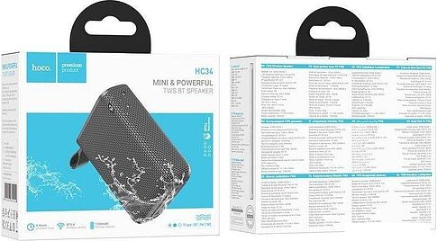 Беспроводная колонка Hoco HC34 (серый)