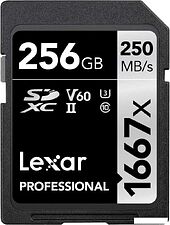 Карта памяти Lexar LSD256CB1667 SDXC 256GB
