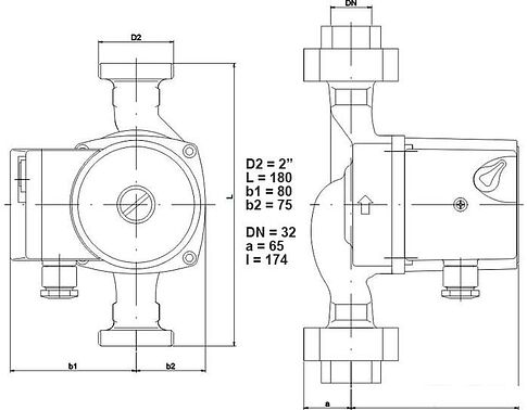 Насос IMP Pumps GHN 32/85-180