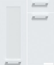 Готовая кухня Интерлиния Мила Gloss 3.5-ПМ2 (пепел/белый/опал светлый) Готовая кухня Интерлиния Мила Gloss 3.5-ПМ2 (пепел/белый/опал светлый)