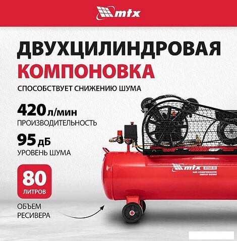 Компрессор MTX КР2500/80
