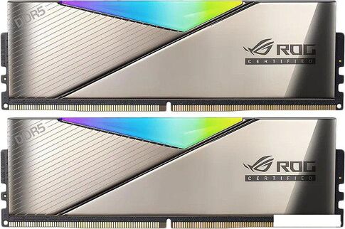 Оперативная память ADATA XPG Lancer RGB ROG 2x16ГБ DDR5 6600 МГц AX5U6600C3216G-DCLARROG Оперативная память ADATA XPG Lancer RGB ROG 2x16ГБ DDR5 6600 МГц AX5U6600C3216G-DCLARROG