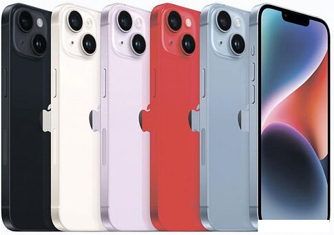 Смартфон Apple iPhone 14 128GB Восстановленный by Breezy, грейд B (синий)