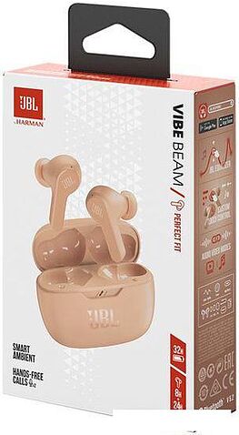 Наушники JBL Wave Beam (бежевый)