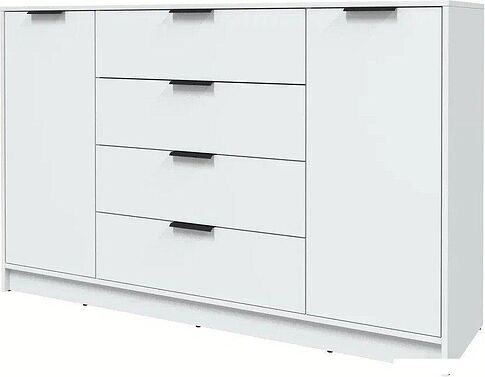 Тумба Интерлиния Концепт КТ-Т160 (белый платинум/белый платинум)