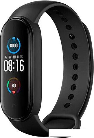 Фитнес-браслет Xiaomi Mi Smart Band 5 (черный, международная версия)