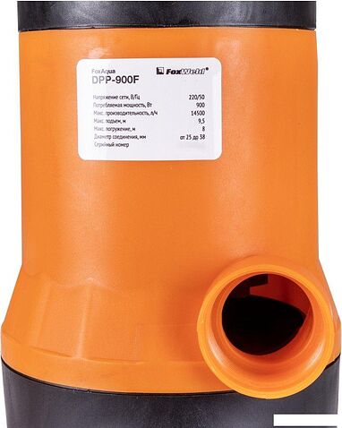 Дренажный насос FoxWeld FoxAqua DPP-900F