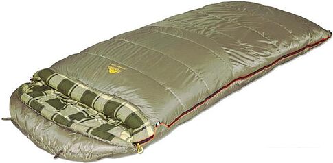 Спальный мешок AlexikA Tundra Plus XL 230 (правая молния, оливковый)