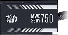 Блок питания Cooler Master MWE 750 White 230V V2 MPE-7501-ACABW-EU Блок питания Cooler Master MWE 750 White 230V V2 MPE-7501-ACABW-EU