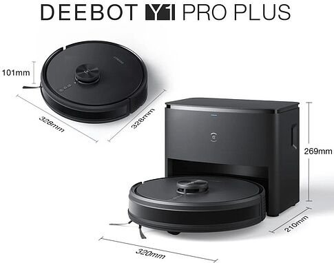 Робот-пылесос Ecovacs Deebot Y1 Pro Plus DLX32 (черный)
