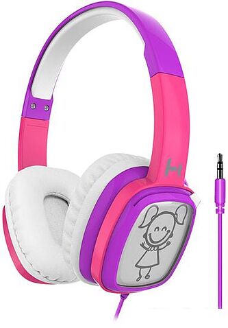 Наушники Harper HN-302 (розовый/фиолетовый)