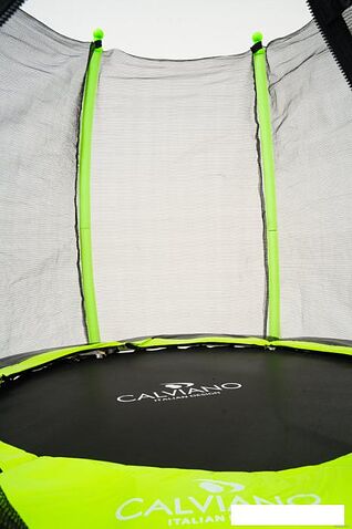 Батут Calviano Outside Master Green 140 см - 4.5ft (внешняя сетка, складной, без лестницы)