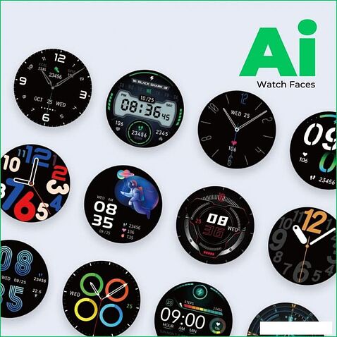 Умные часы Black Shark S1 Pro (черный/серый)