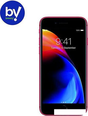 Смартфон Apple iPhone 8 64GB Воcстановленный by Breezy, грейд B ((PRODUCT)RED)