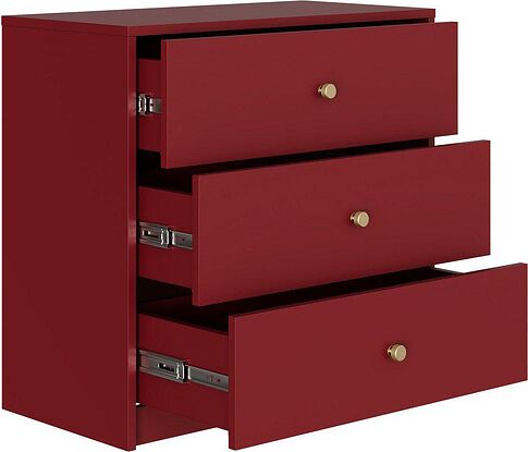 Комод Black Red White Parma KOM3S (марсала)