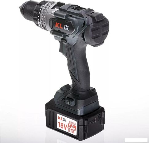 Ударная дрель-шуруповерт KLPRO KLDM18BHX-50 (с 2-мя АКБ, кейс)